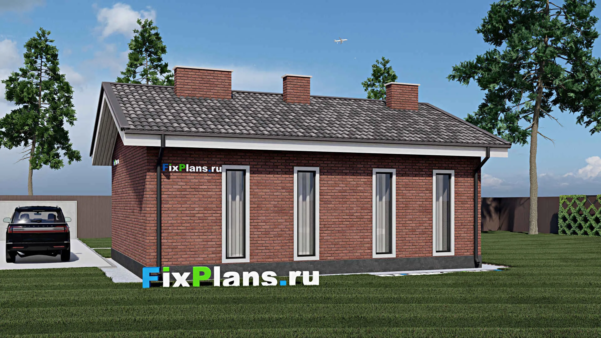 F-1322 - Проект бани 8 на 11, площадью 70 м² с комнатой отдыха, терассой и санузлом