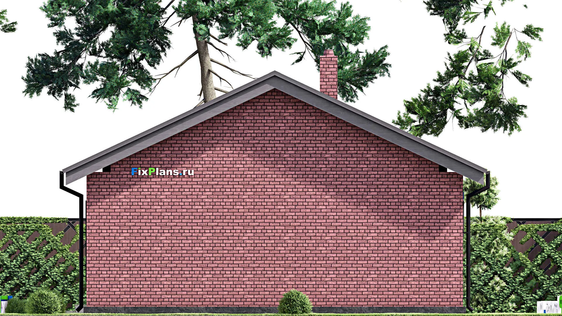 F-15110 - Проект бани 10 на 11, площадью 80 м² с санузлом